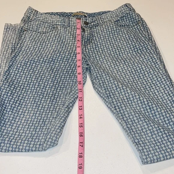 Free People Diamond Checkered Jeans - Picture 4 of 9